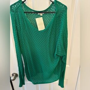 Eesome Green Knit Top